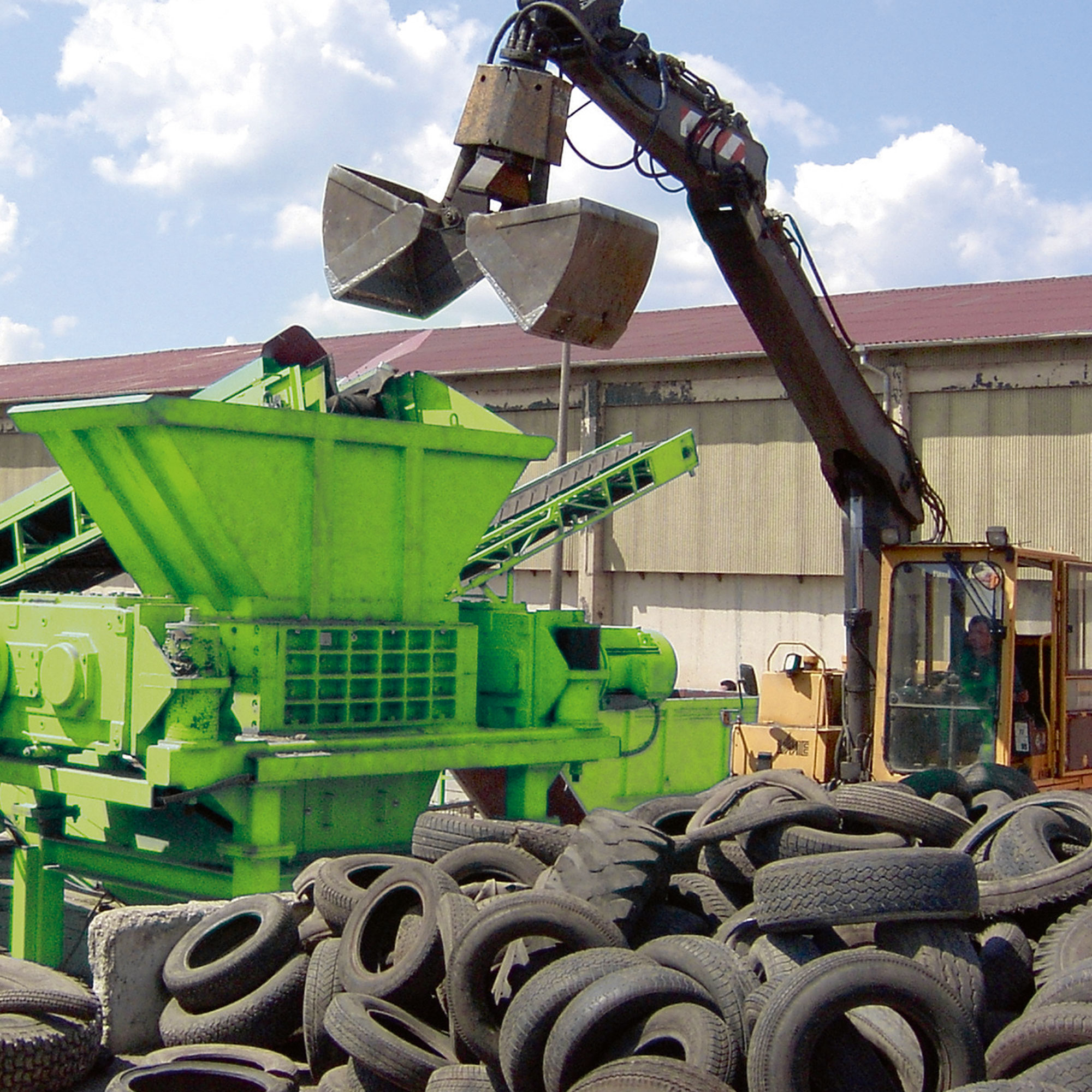 Altreifen-Recyclinganlage TRR