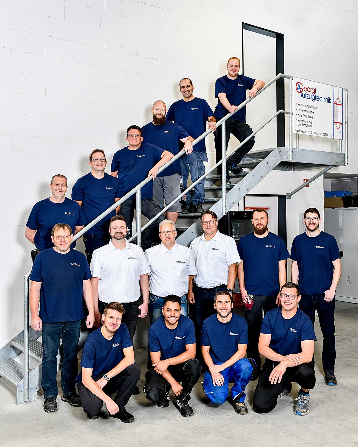 Serviceteam der Georgi Aufzugtechnik