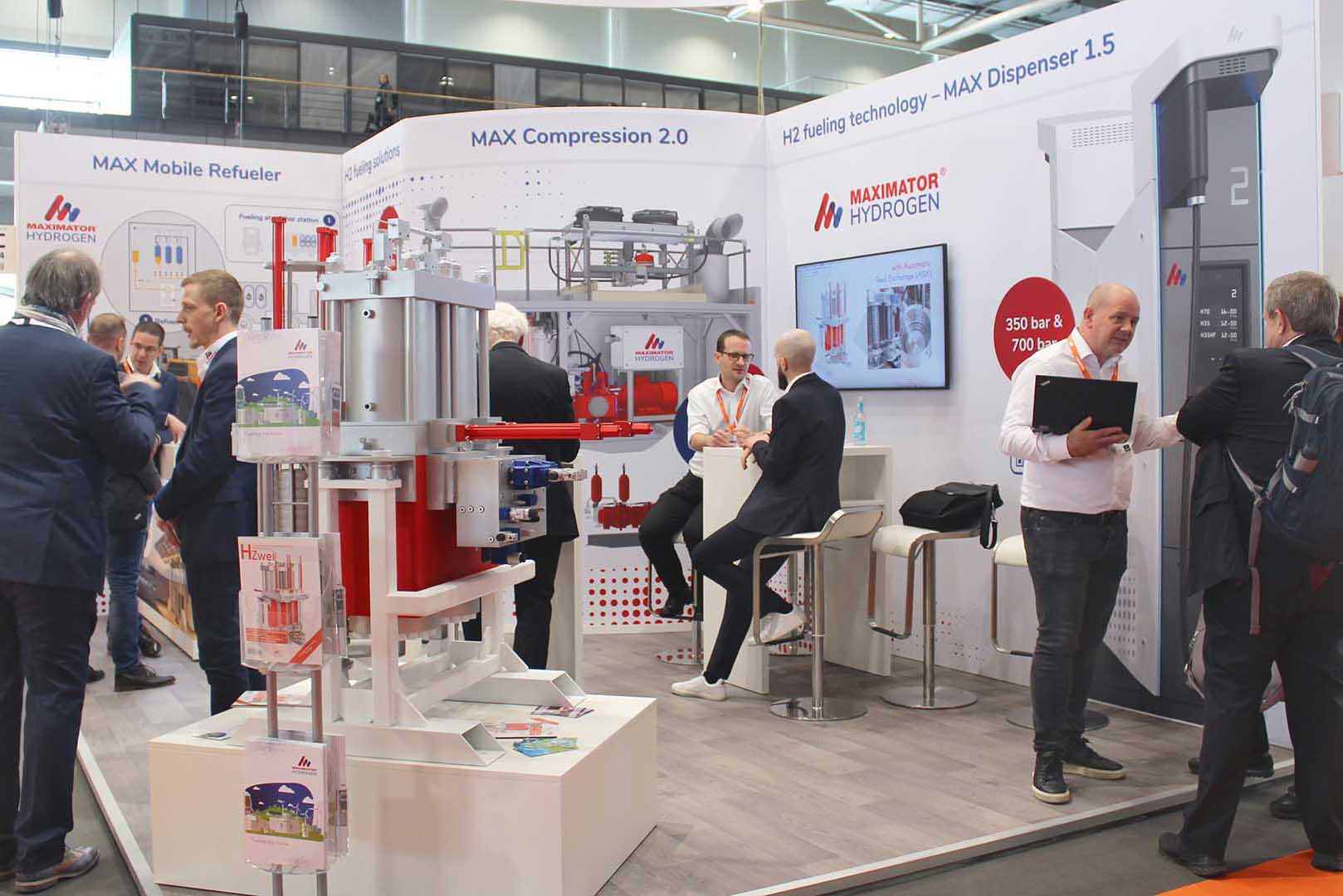 Maximator Hydrogen auf der Hannover Messe