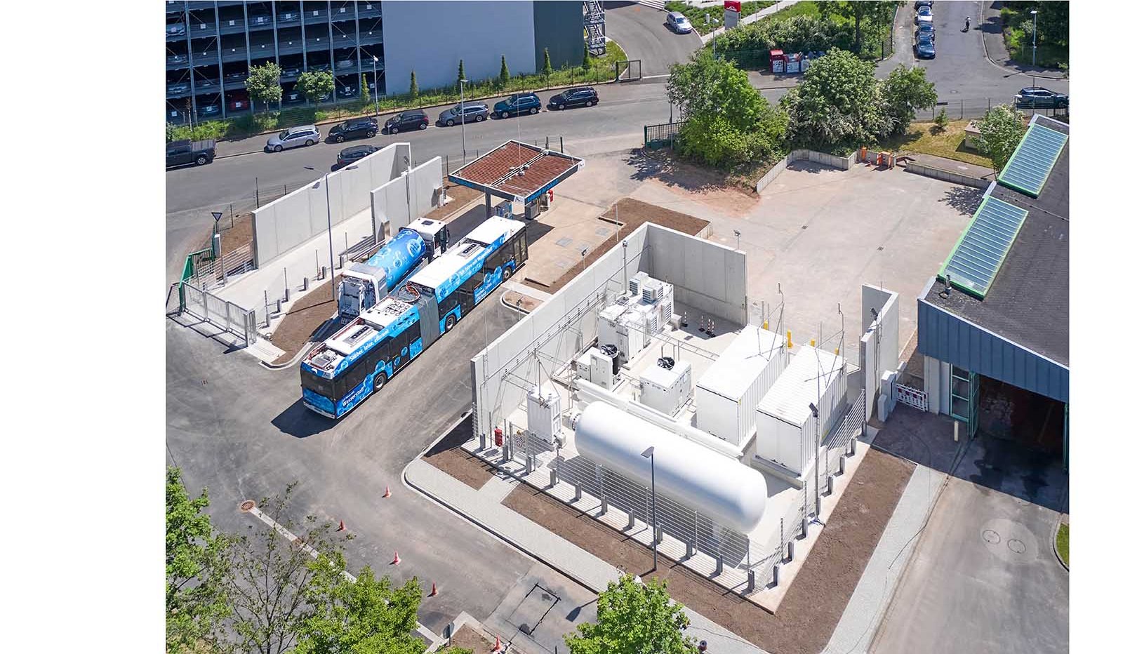 Wasserstofftankstelle Stadtwerke Aschaffenburg