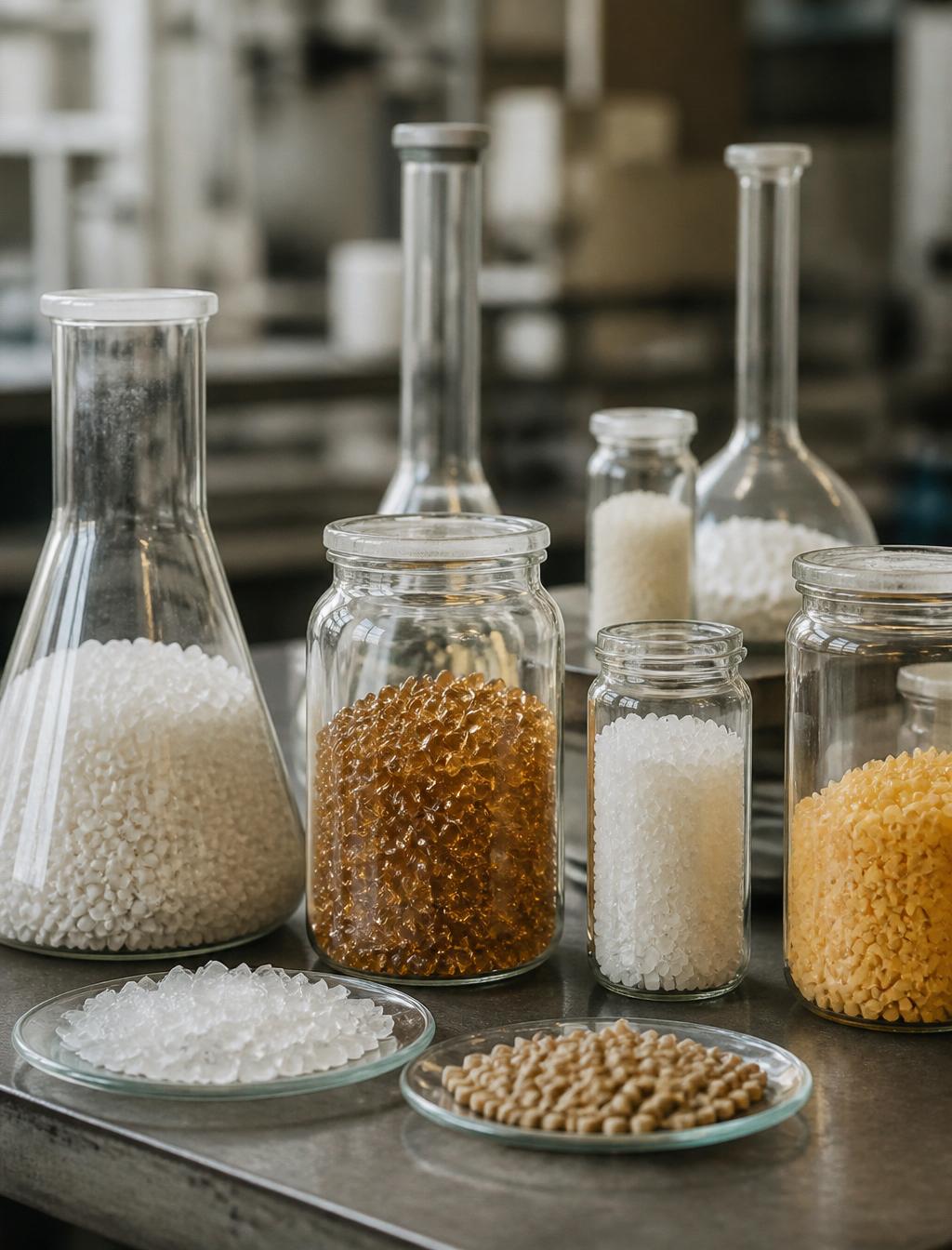 Polymerproben im Labor