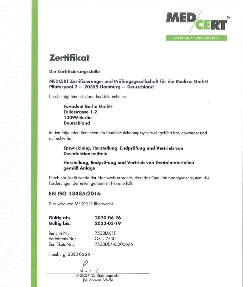 DIN EN ISO 13485 : 2012 + AC: 2012