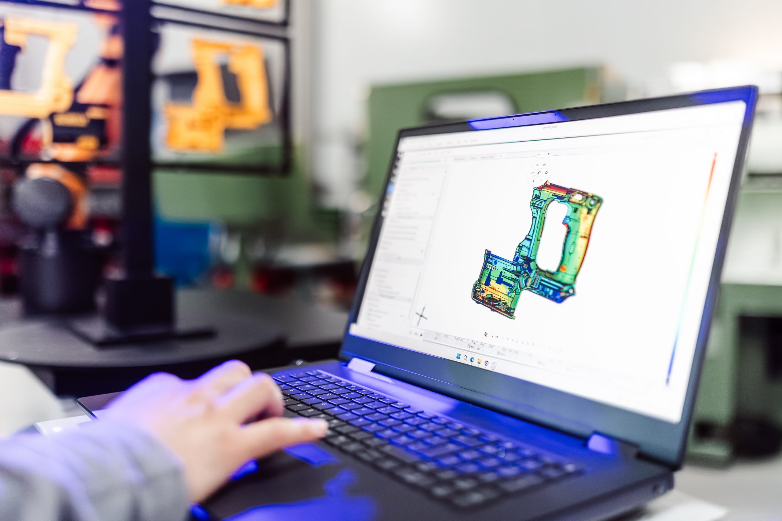 Softwareauswertung eines Bauteils in ZEISS INSPECT