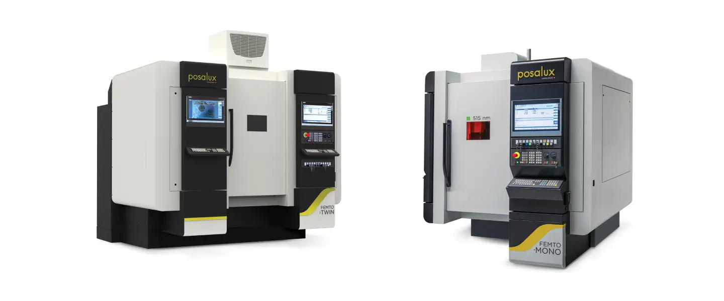 Femtosekunden-Lasermaschinen FEMTO Mono / FEMTO Twin