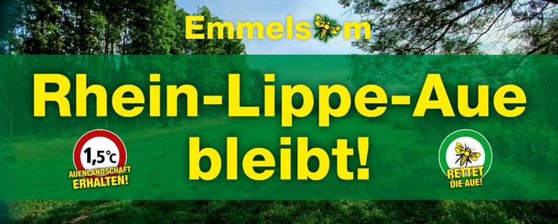 Campaign 'Rhein-Lippe-Aue bleibt!'