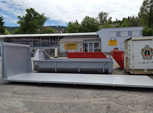 Öl- und wasserdichter Kippcontainer