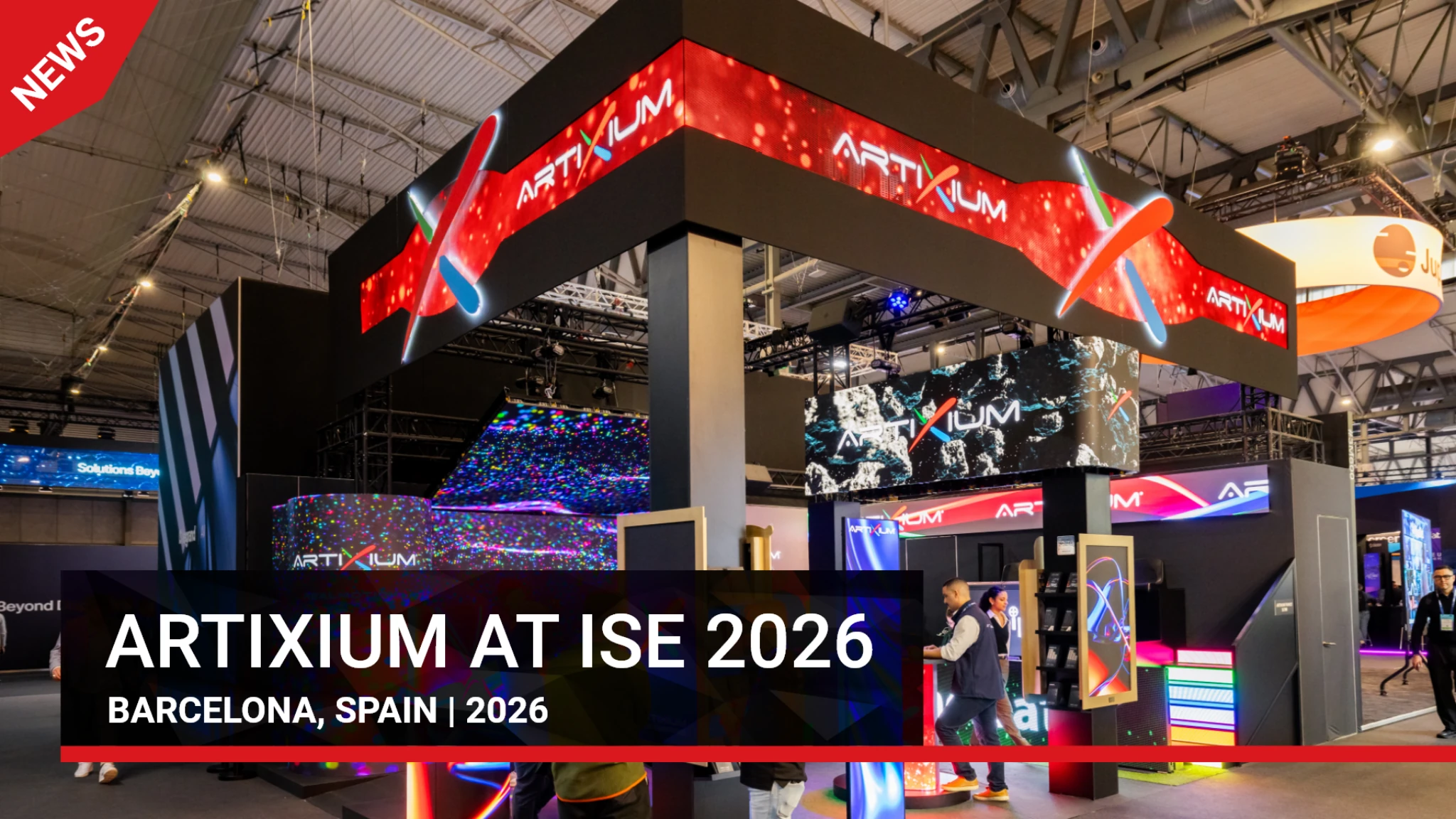 Artixium-Messestand auf der ISE 2026 in Barcelona