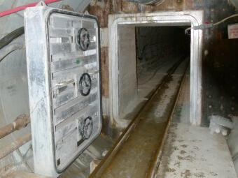 Wasserdichte Hochwasserschutztür