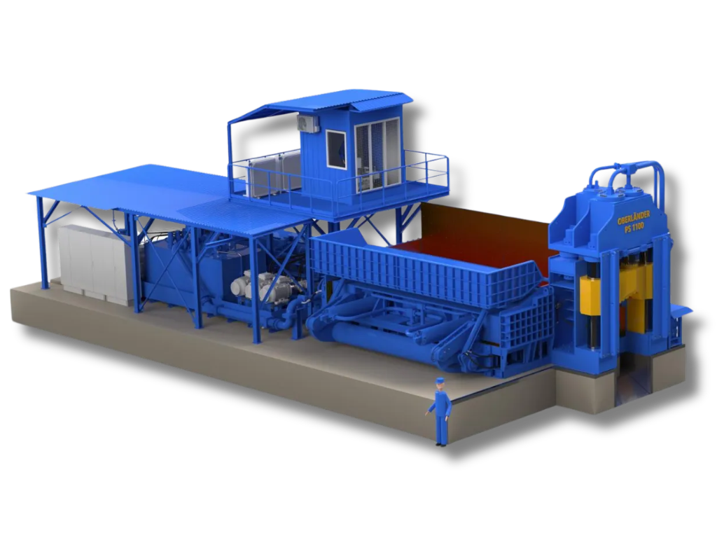 Stationäre hydraulische Schrottschere PS1100