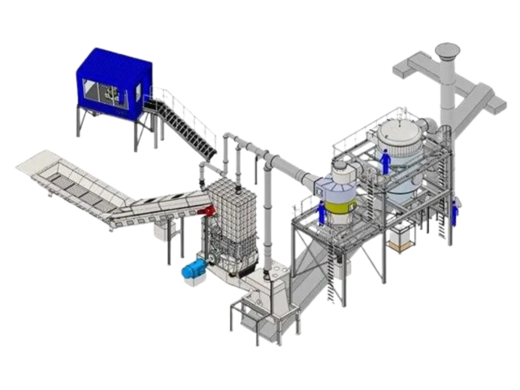 Aluminium-Shredderanlage