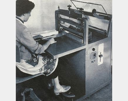 Folienverpackungsmaschine, 1954
