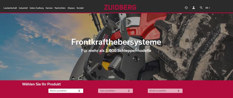 Fronthydraulik und Frontzapfwelle (ZUIDBERG)