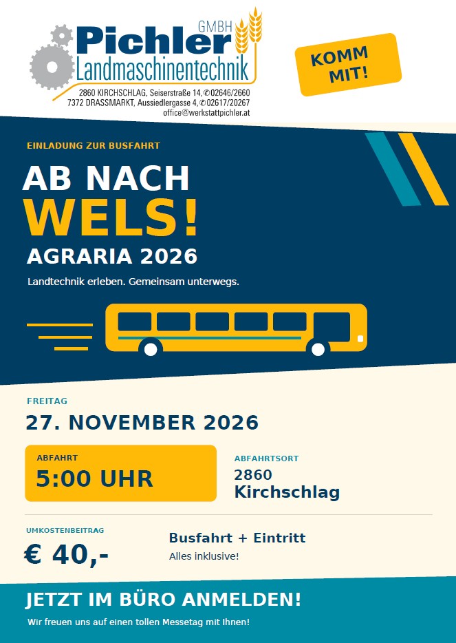 Busfahrt Agraria
