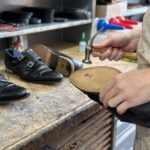 Schuhe klopfen
