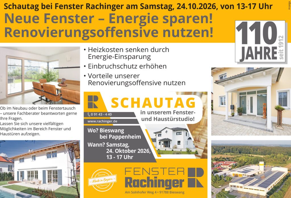 Schautag Oktober 2026