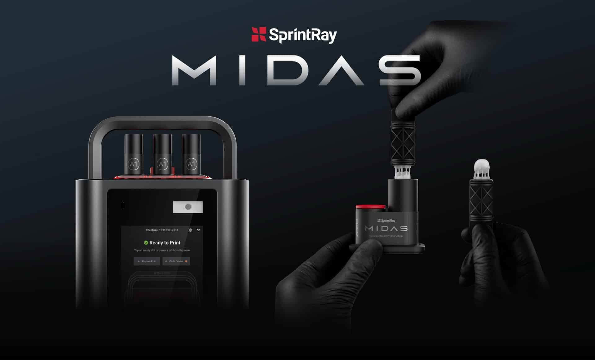 SprintRay Midas 3D-Drucker (Digital Press Stereolithography)