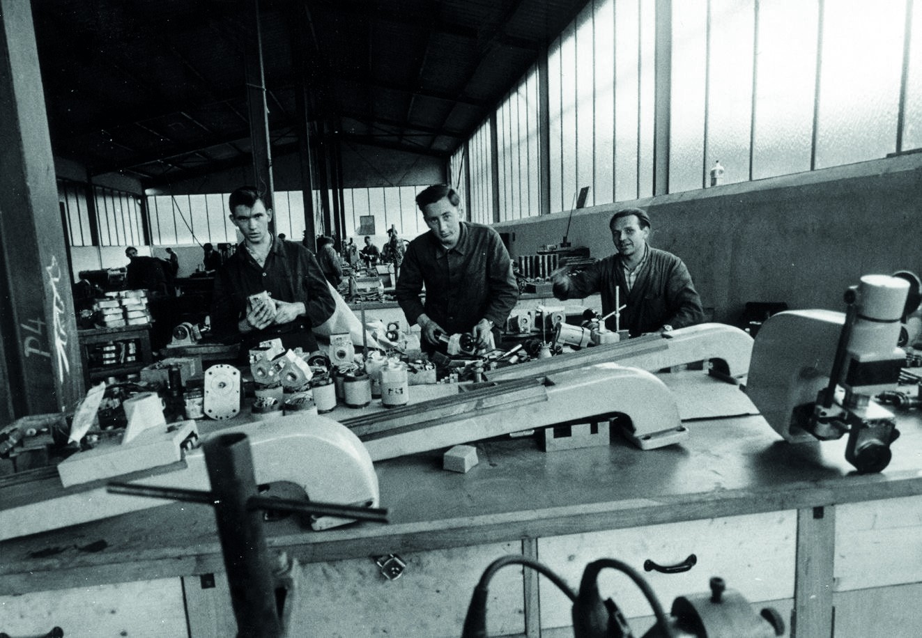 Fertigungshalle 1959