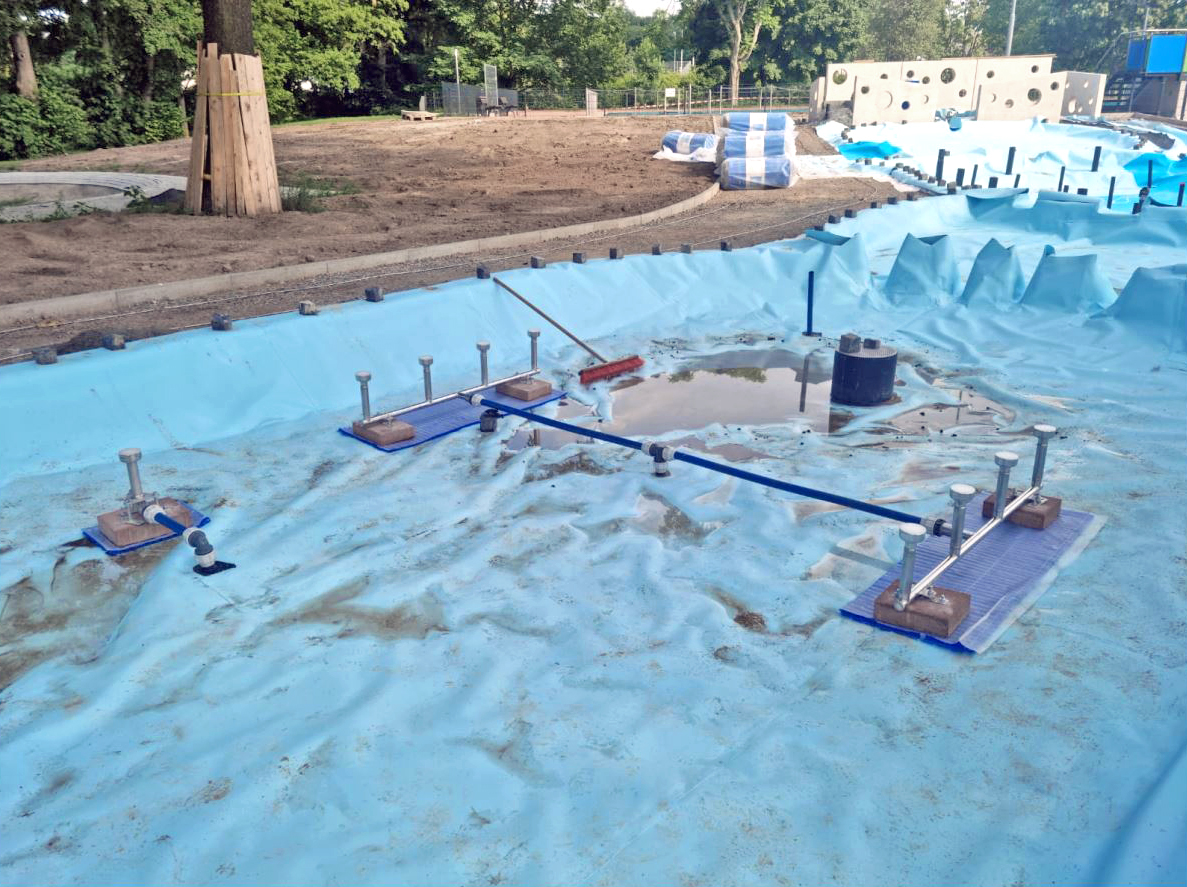 Badewassertechnik-Anlage
