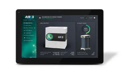 INFINIT AIRCO TOUCH Steuerung