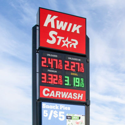 Tankpreis-Anzeige (Price Digit Display)