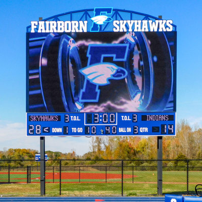 Scoreboard mit LED-Videodisplay