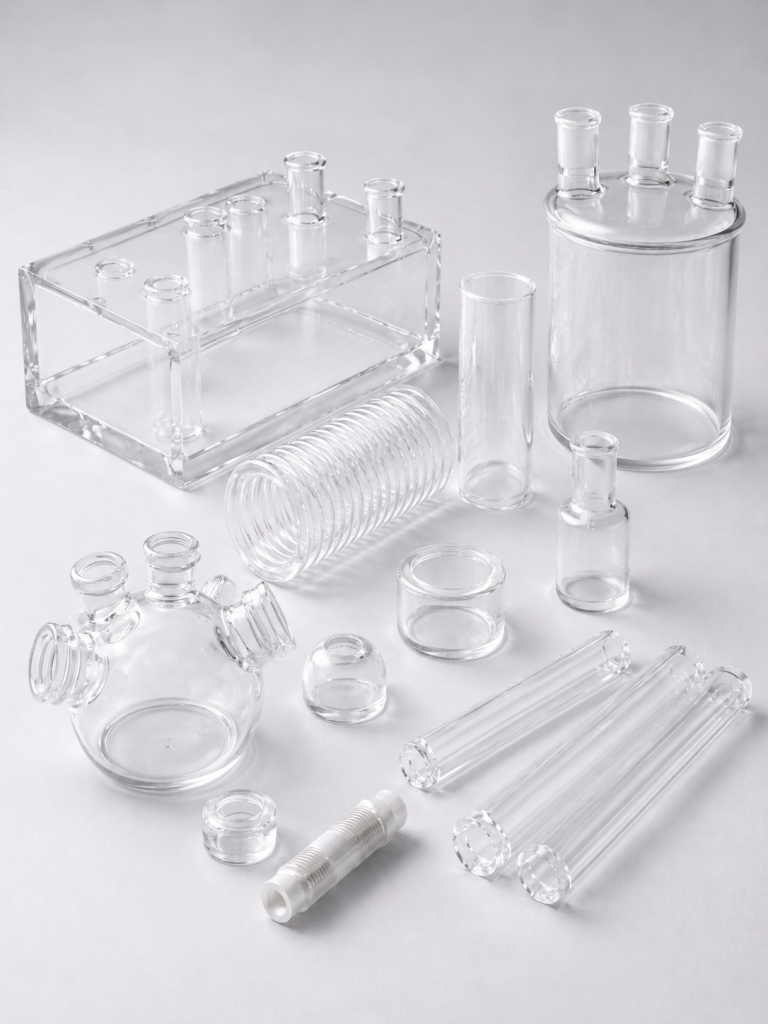 Produktbeispiele aus Quarzglas