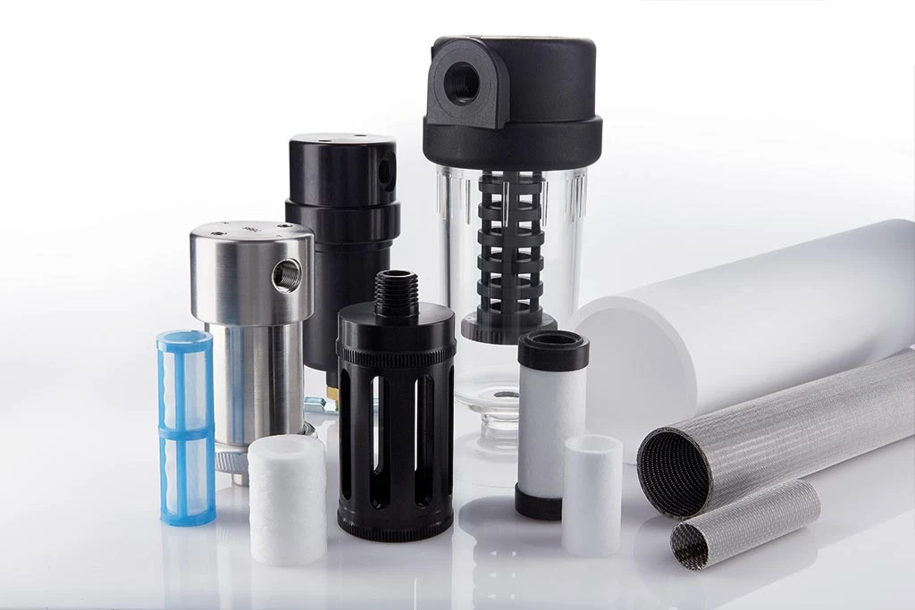 Inline-Filter mit Edelstahl- und Aluminiumgehäuse