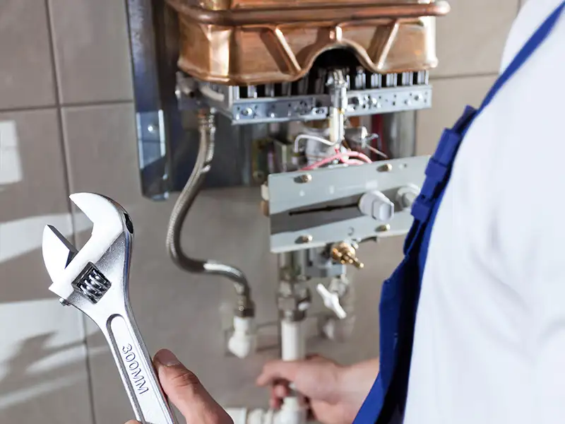Reparatur an Leitungen