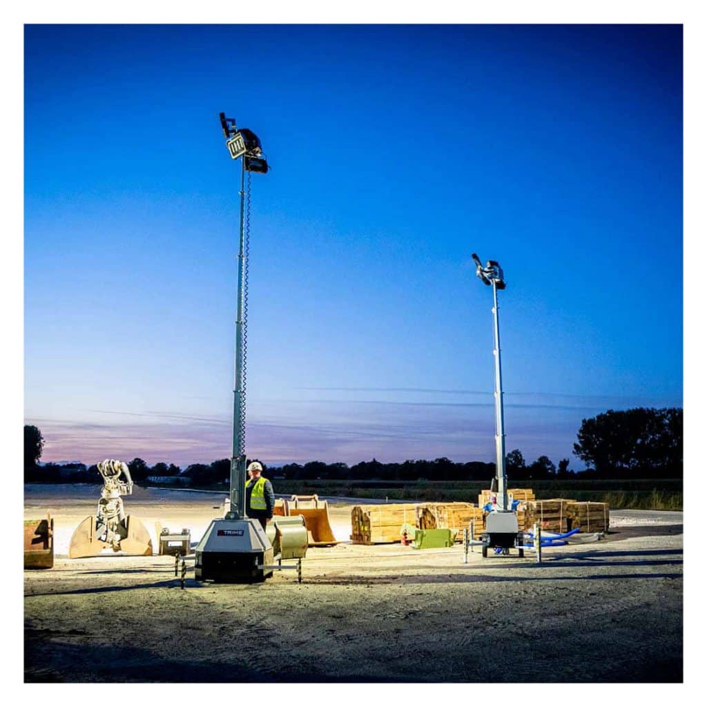Mobiler Lichtmast