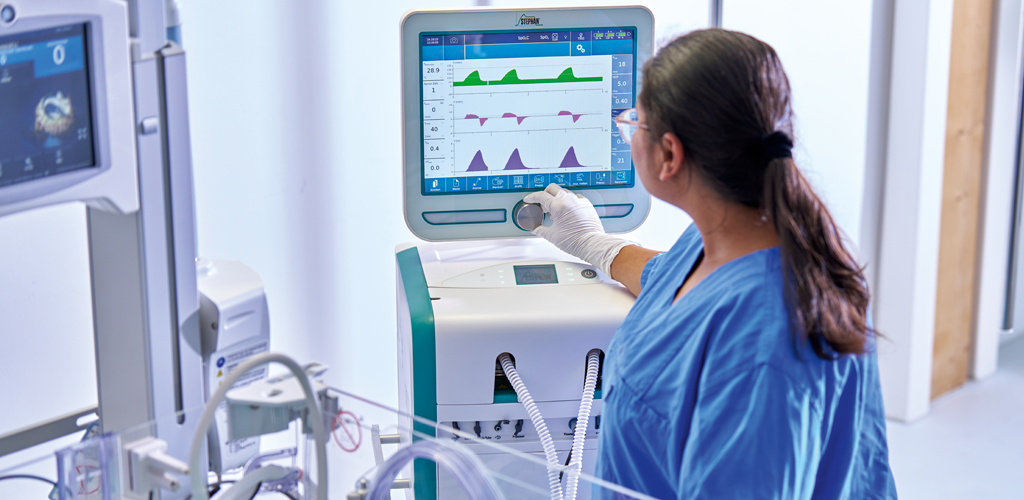 STEPHANIE Neonatologiebeatmung