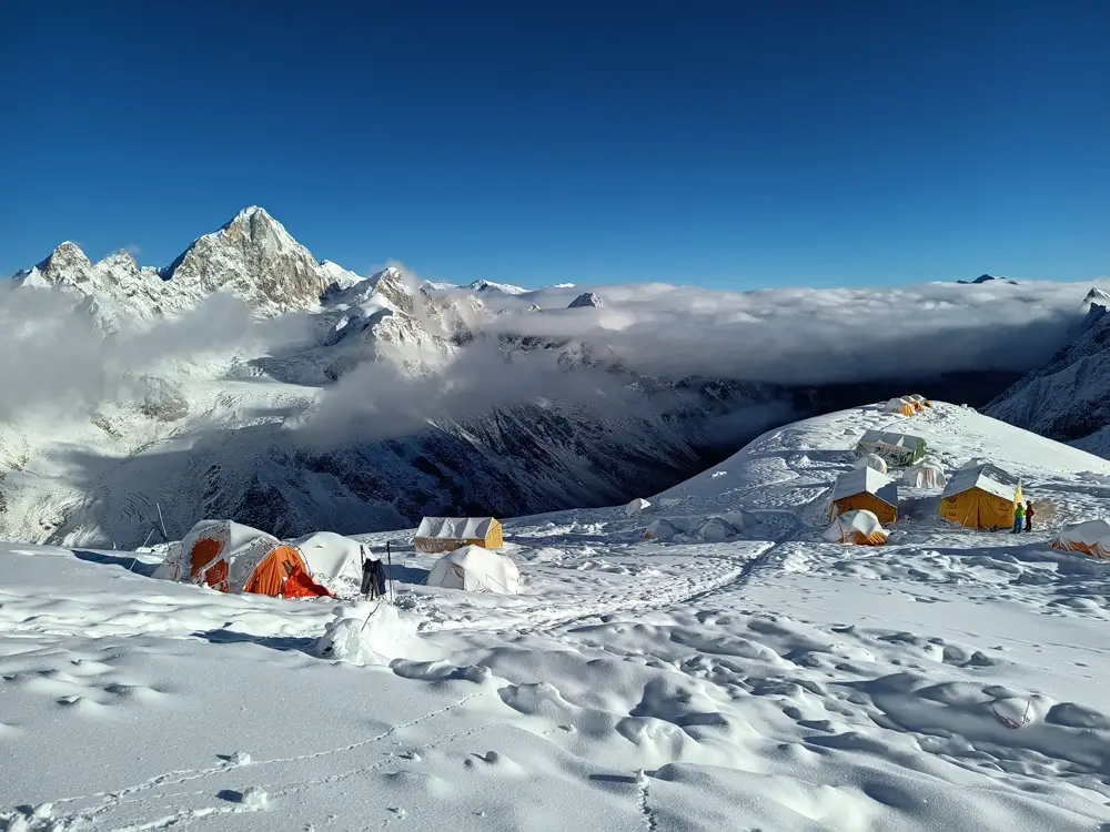 Thermopad im Einsatz auf einer 8000er-Expedition in Nepal