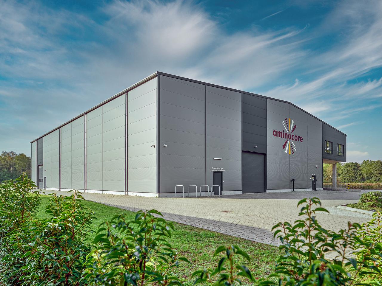 Aminocore-Produktionsstandort, Außenansicht