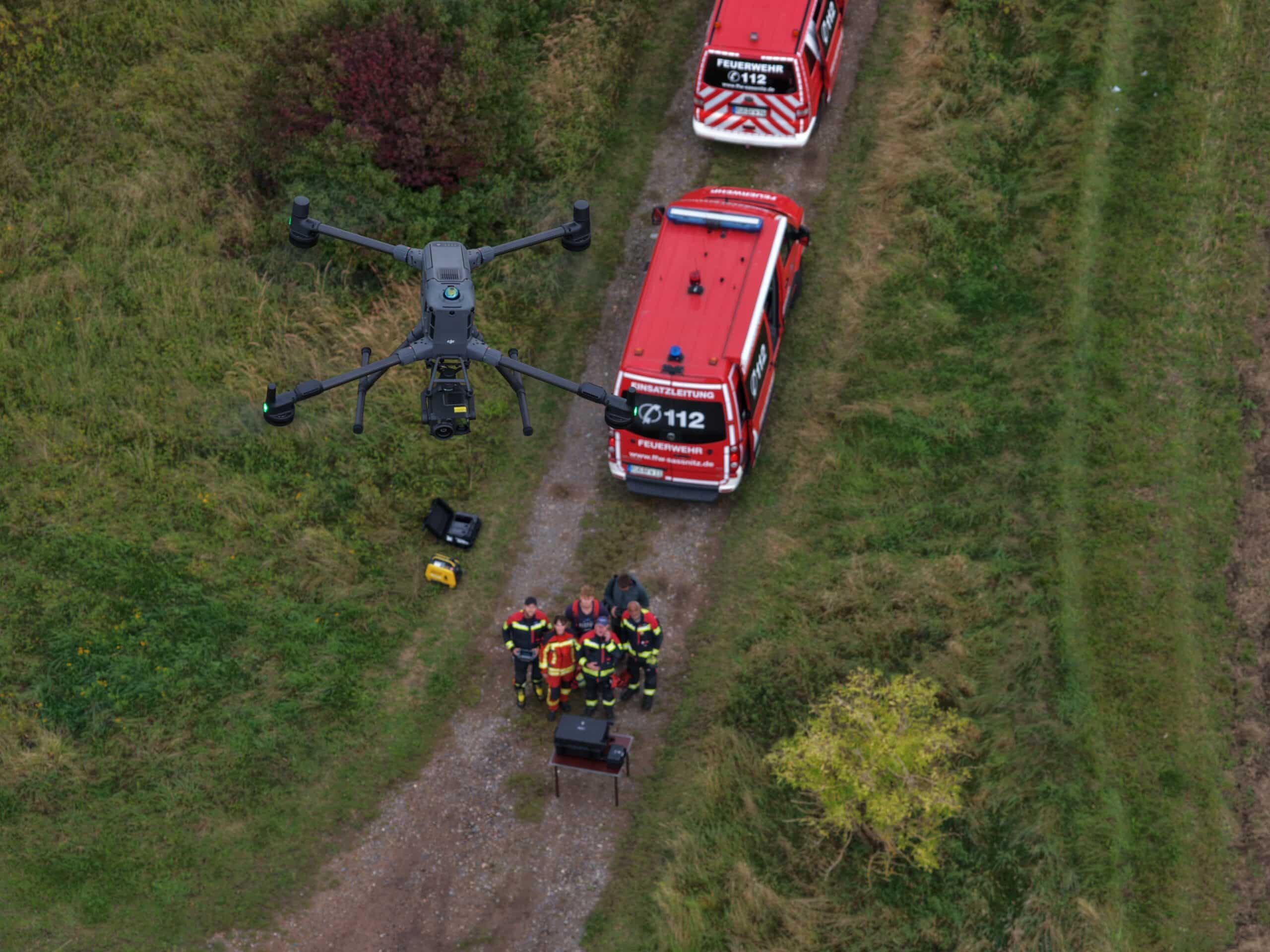 DJI Matrice 400 RTK im Feuerwehreinsatz