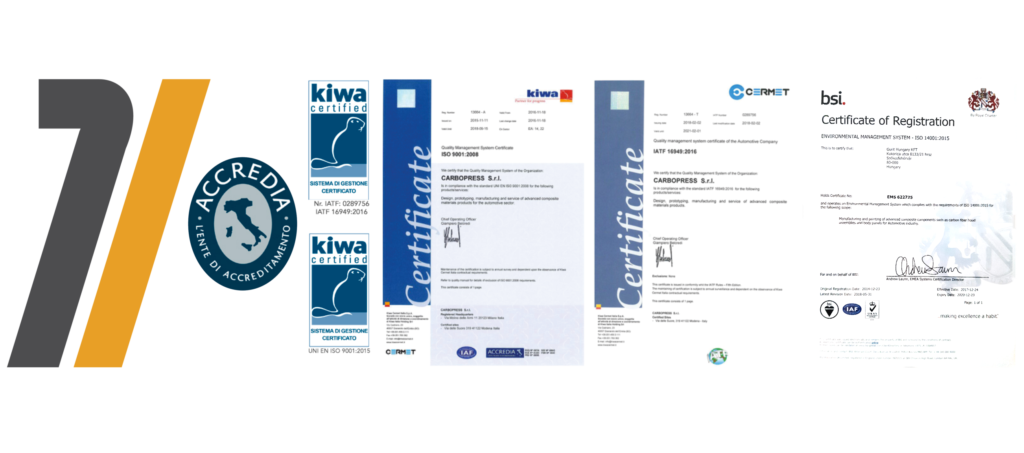 Zertifikate ISO 9001 und IATF 16949