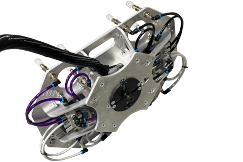 Gripper with fixed chassis