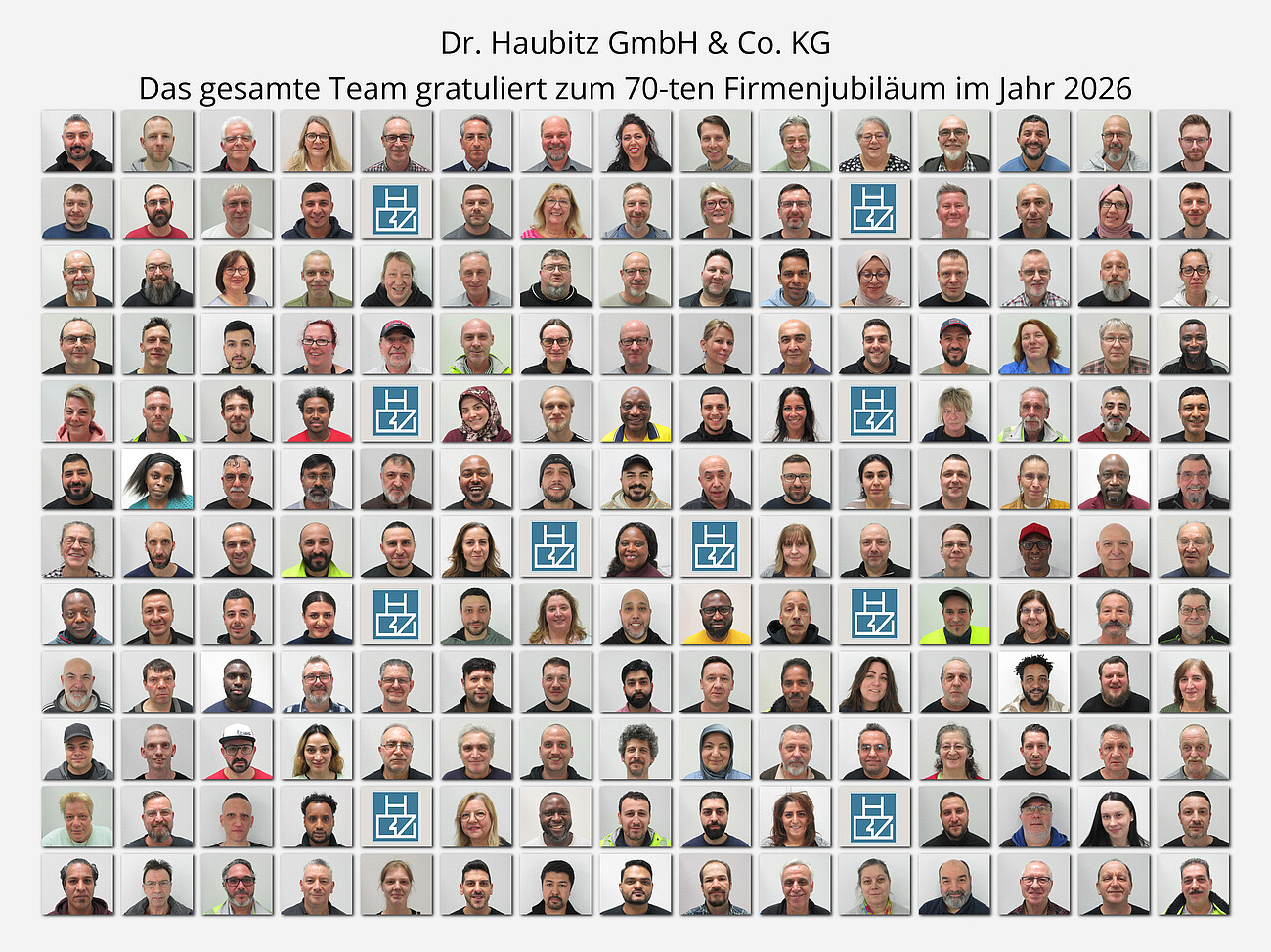 Team beim 70-jährigen Jubiläum