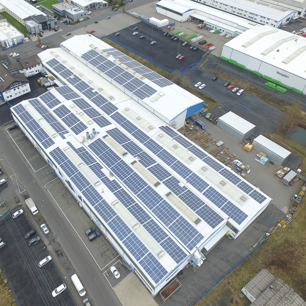 Gewerbe-PV-Anlage, 749 kWp