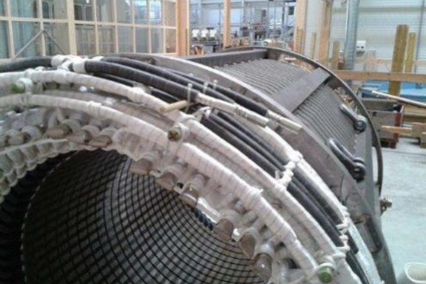 Rotor- und Statorblechstapel