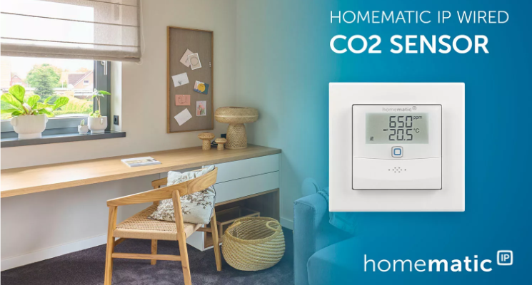 Homematic IP Wired CO2 sensor