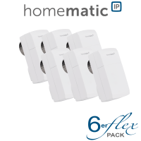 Homematic IP radiator thermostat 6-piece set