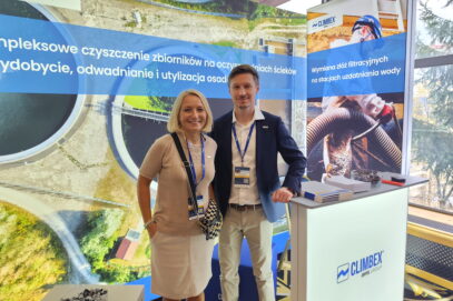Climbex-Messestand auf der Konferenz Woda.Ścieki.Osady 2026