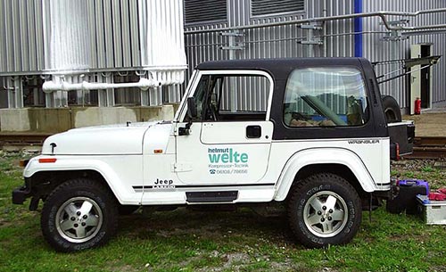 Service-Fahrzeug für Vor-Ort-Einsätze