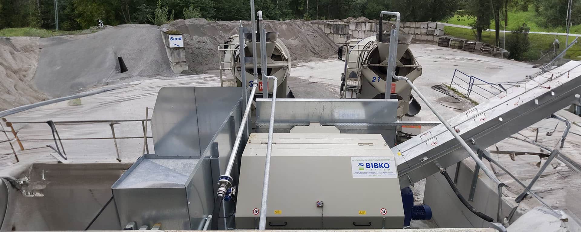 Restbeton-Auswaschanlage (ComTec System)