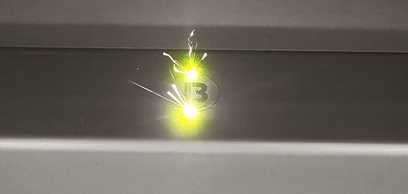 Laserschneidanlage im Maschinenpark