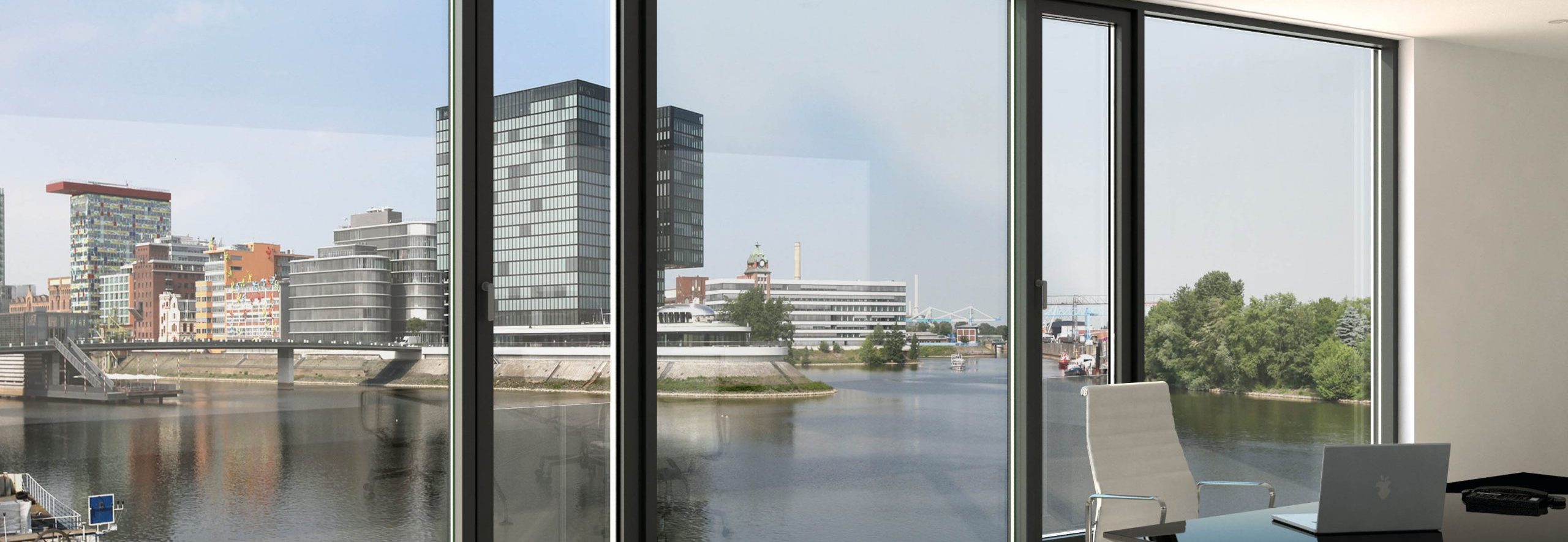 Fensterband aus Aluminium