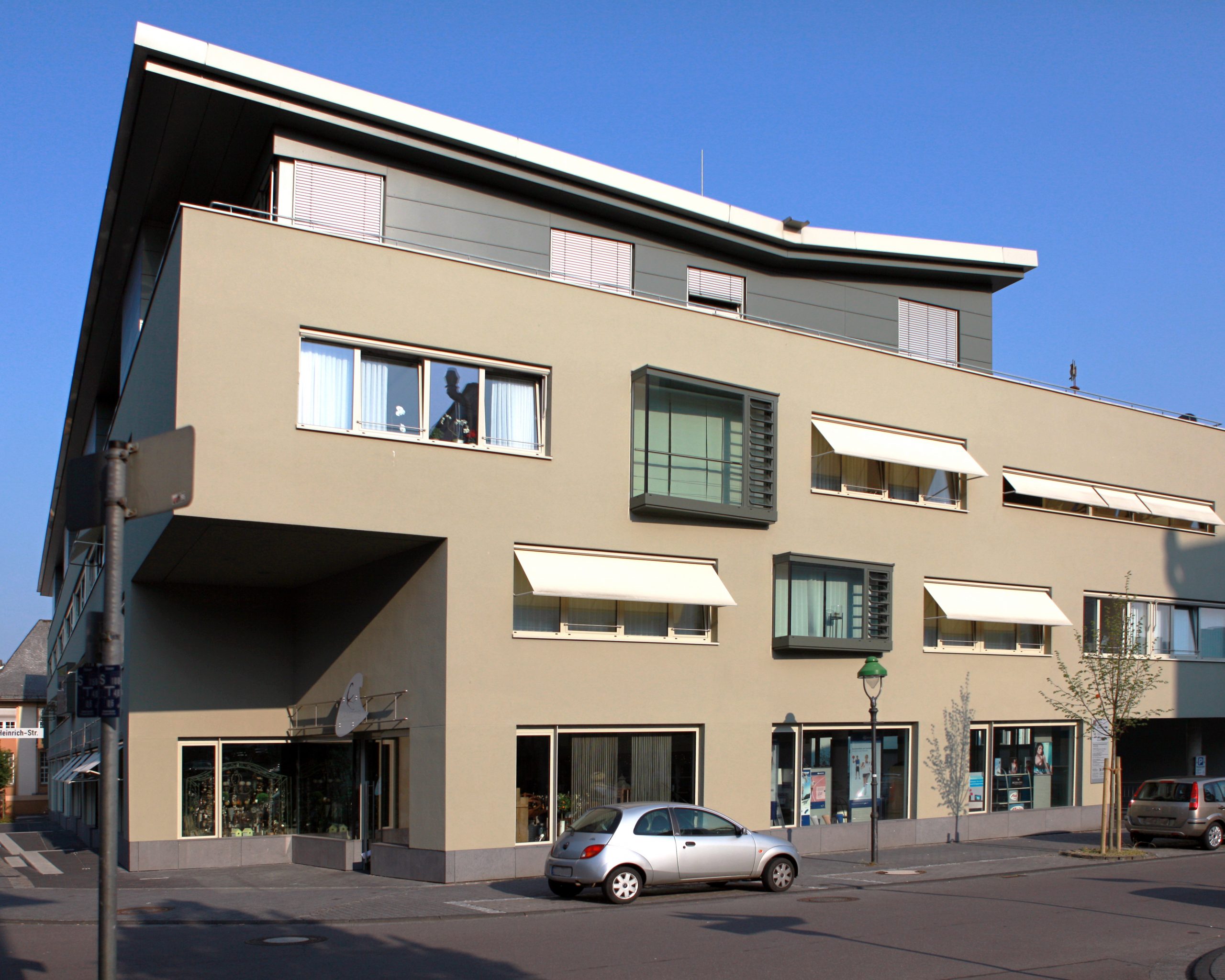Fassadenobjekt aus Aluminium