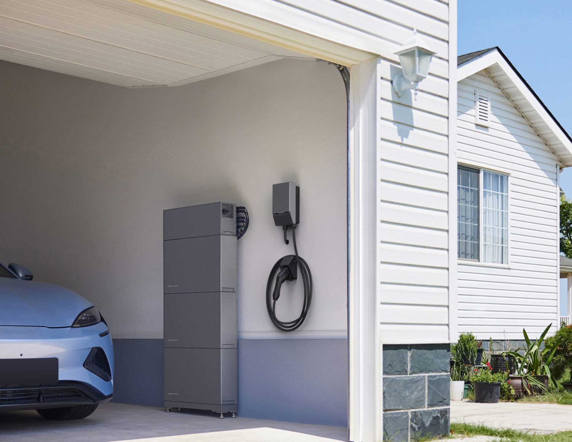 Wallbox-Installation in einer Garage