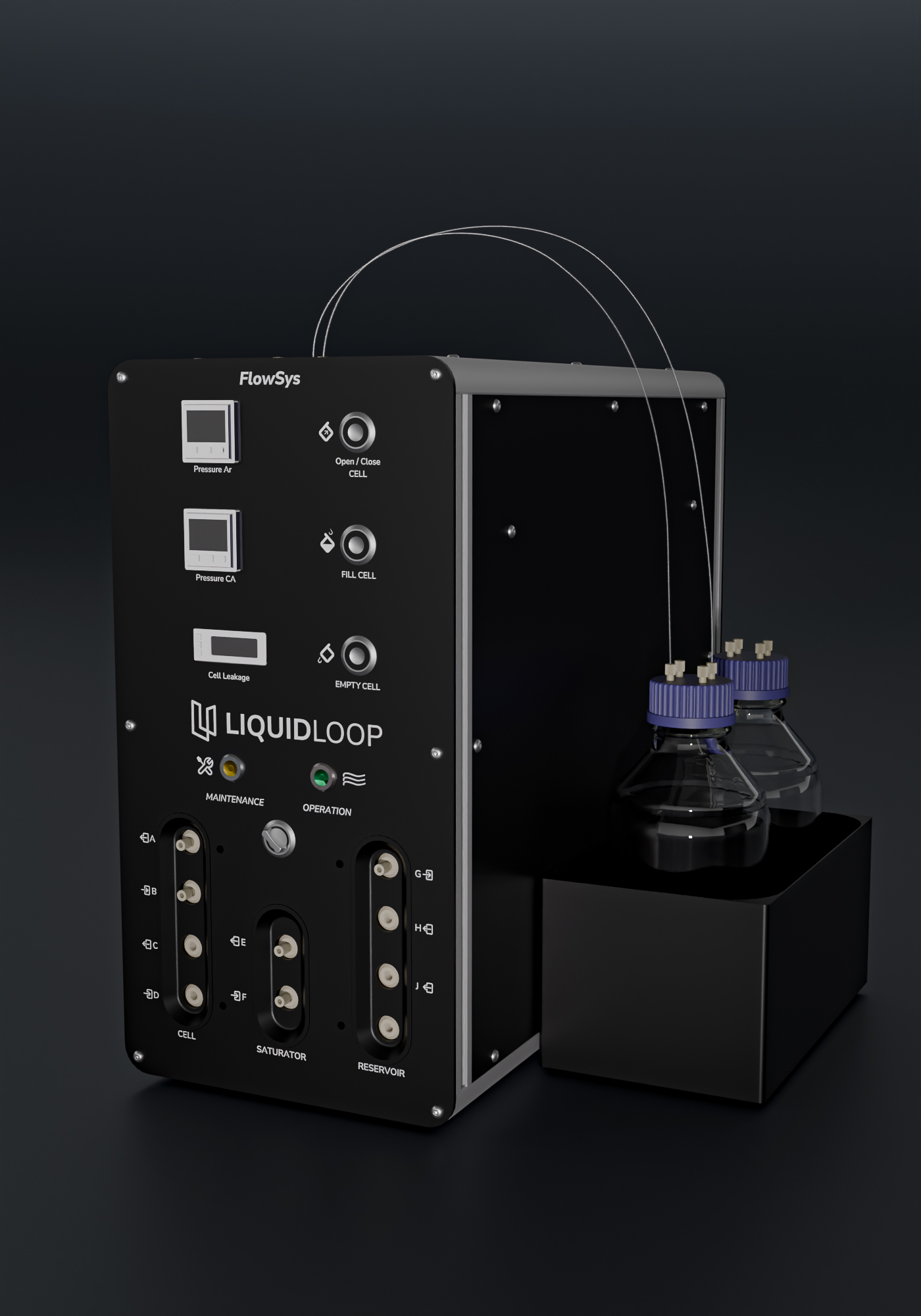 FlowSys – mikrofluidisches Fluss- und Druckregelsystem