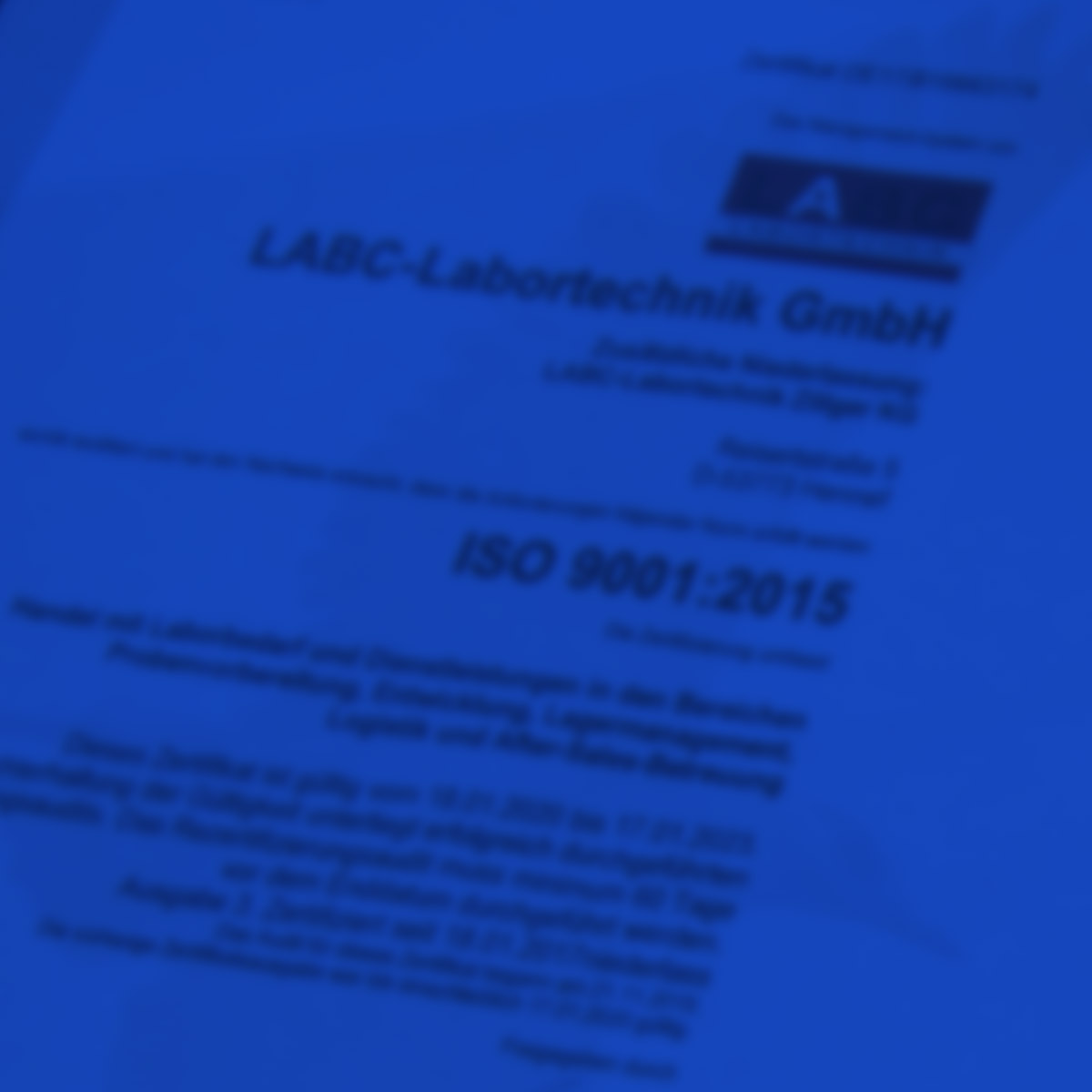 Produktbereich Labortechnik