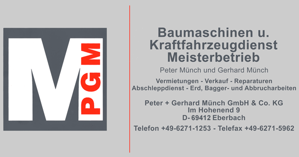 Logo PGM Peter + Gerhard Münch GmbH & Co. KG